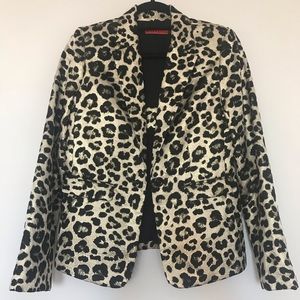 Alice + Olivia Leopard Elyse Blazer